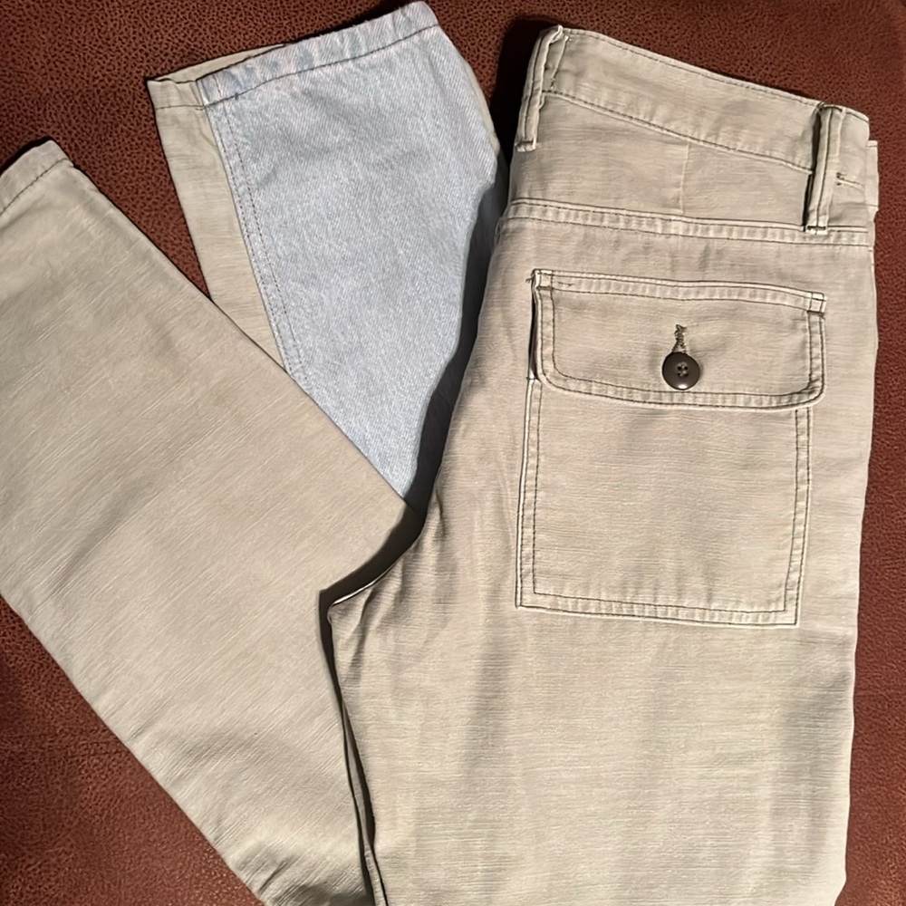 Frame LeBeau Canteburry Two-Tone Jeans